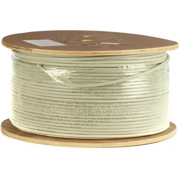 DSIT cable de instalación CAT6A SFTP 500 m con conductor macizo - LSZH B2ca - azul