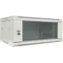 DSIT DS6404W Armario de servidor de pared 4U con puerta de cristal, 600 x 450 x 280 mm, blanco