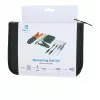 DSIT DC-TOOLSET-PRO set profesional de herramientas de red con crimpadora, comprobador, herramienta de inserción LSA, alicates, destornilladores, conectores y estuche con cremallera