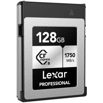 Lexar Professional CFexpress Type B SILVER 128 GB Tarjeta de memoria, 1750 MB/s (LCXEXSL128G-RNENG)