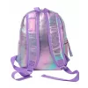 Holo Wow Mochila escolar holográfica para niñas con pompón y correas ajustables WOW00048