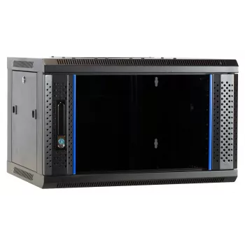 DSIT DS6404-F caja de servidores de pared 4U con puerta de cristal, sin montar, 600 x 450 mm