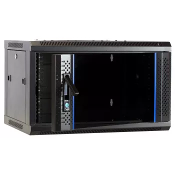 DSIT DS6404-F caja de servidores de pared 4U con puerta de cristal, sin montar, 600 x 450 mm