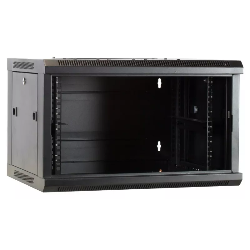 DSIT DS6404-F caja de servidores de pared 4U con puerta de cristal, sin montar, 600 x 450 mm