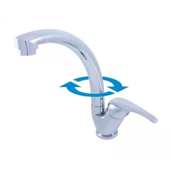 Selenga Eco monomando de cocina con caño alto orientable, cromado, DSEE006.5/3