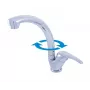 Selenga Eco monomando de cocina con caño alto orientable, cromado, DSEE006.5/3
