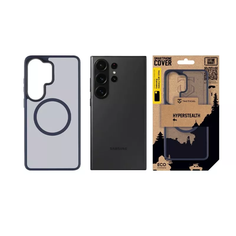 Funda trasera táctica MagForce Hyperstealth Galaxy S26 Ultra Azul Oscuro