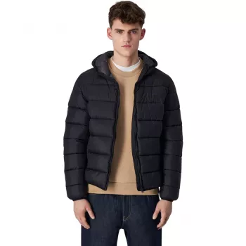 CHAPPI hombre chaqueta con capucha Champion Negro 220342 KK001 XL