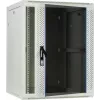 DSIT armario rack de servidor de pared 15U con puerta de cristal, blanco, 600x600x770 mm