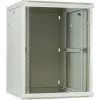 DSIT armario rack de servidor de pared 15U con puerta de cristal, blanco, 600x600x770 mm
