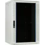 DSIT armario de servidor de pared 18U con puerta de cristal, 600x600x900 mm, blanco