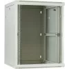 DSIT armario de servidor de pared 18U con puerta de cristal, 600x600x900 mm, blanco