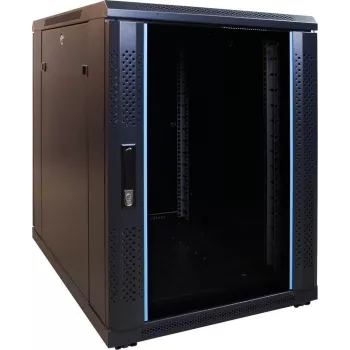 DSIT DS6615-MINI armario de servidor de pared 15U 600x600mm con puerta de cristal