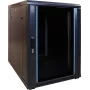 DSIT DS6615-MINI armario de servidor de pared 15U 600x600mm con puerta de cristal
