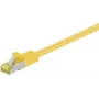 Cable de red DSIT Cat.7 S/FTP, RJ45, amarillo, 2 m