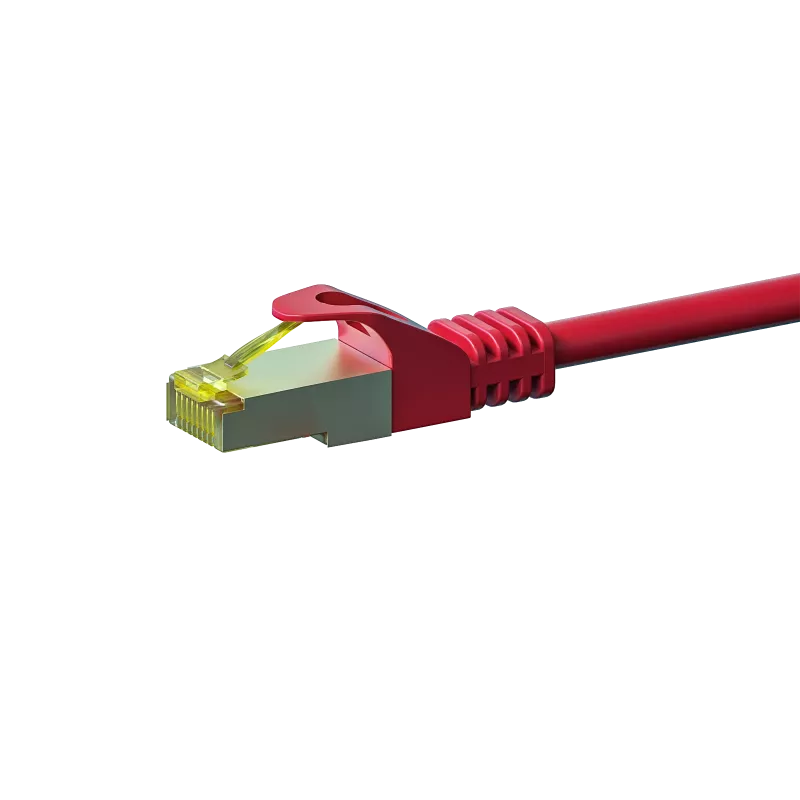 Cable de red DSIT RJ45 S/FTP (PiMF) Cat.7, rojo, 3 m (DC-75-030)