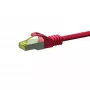 Cable de red DSIT Cat.7 S/FTP PiMF RJ45, rojo, 50 m (DC-75-500)