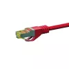 Cable de red DSIT Cat.7 S/FTP PiMF RJ45, rojo, 50 m (DC-75-500)