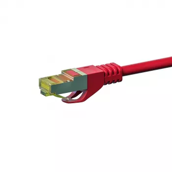 Cable de red DSIT Cat.7 S/FTP PiMF RJ45, rojo, 50 m (DC-75-500)