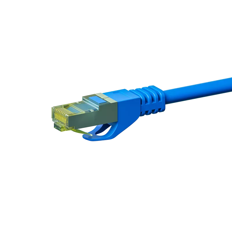 Cable de red DSIT RJ45 S/FTP (PiMF) Cat.7, azul, 50 m