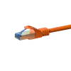 Cable de red DSIT CAT 6a S/FTP LSOH, 3 m, naranja, 10 Gbps, RJ45