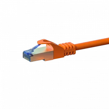 Cable de red DSIT CAT 6a S/FTP LSOH, 3 m, naranja, 10 Gbps, RJ45