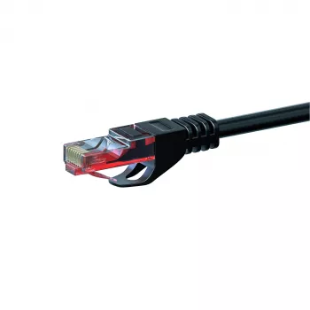 Cable de red DSIT CAT6 U/UTP, 50 m, negro, 100 % cobre (DC-60-500)