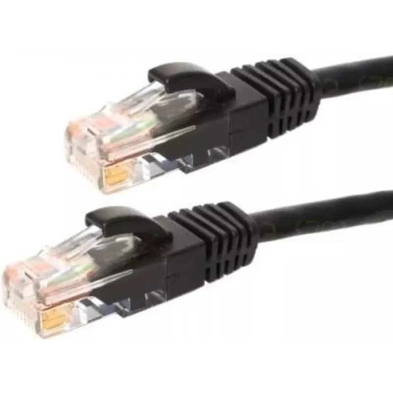 Cable de red DSIT CAT6 U/UTP, 50 m, negro, 100 % cobre (DC-60-500)