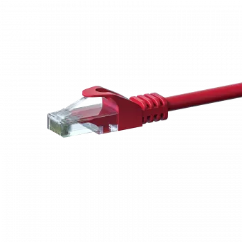 Cable de red DSIT CAT 6 U/UTP - 5 metros - rojo - CCA (DC-C65-050)