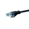 Cable de red DSIT CAT5e U/UTP, 0,25 m, negro, 100% cobre (DC-50-002)