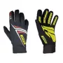Guantes de sim racing Sabelt G34, compatibles con pantalla táctil, palma de silicona, XL, negro