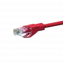 Cable de red DSIT CAT5e U/UTP, 1 m, rojo, 100% cobre (DC-55-010)