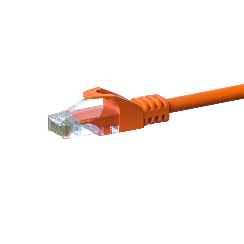 Cable de red DSIT CAT5e U/UTP, 1 m, naranja, 100% cobre (DC-56-010)