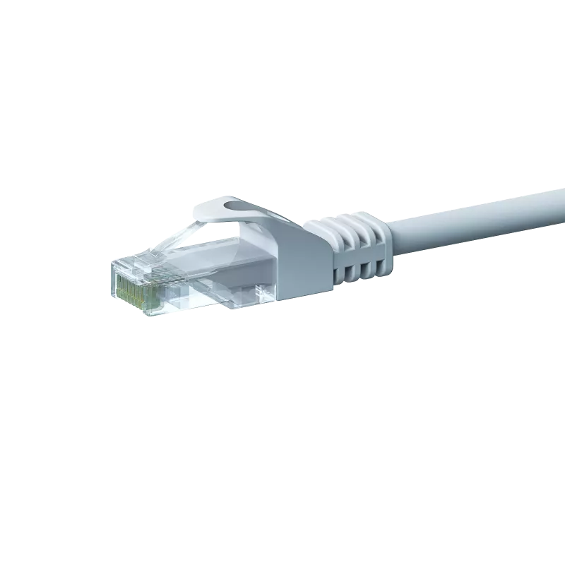 Cable de red DSIT CAT5e U/UTP Gigabit Ethernet, 5 m, blanco, 100% cobre (DC-52-050)