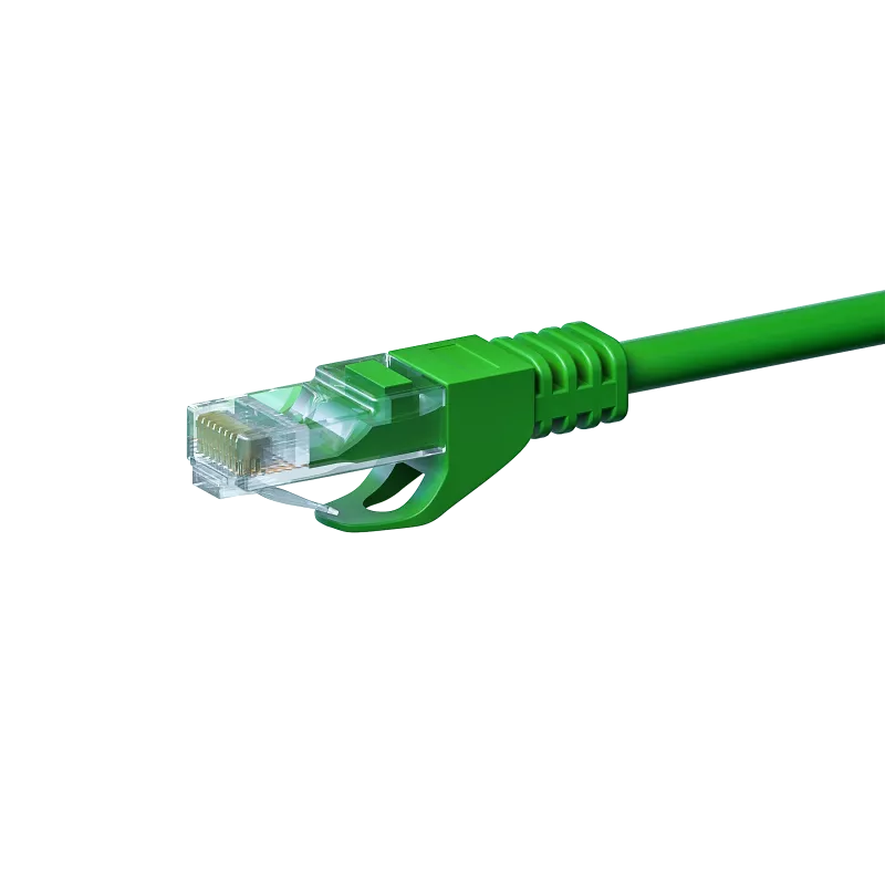 Cable de red DSIT CAT5e U/UTP 5 m verde 100% cobre Gigabit Ethernet RJ45