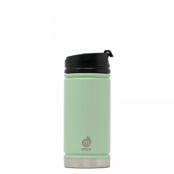 Vaso de acero inoxidable con aislamiento al vacío Mizu V5 450 ml con tapa para café Seeglas