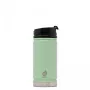 Vaso de acero inoxidable con aislamiento al vacío Mizu V5 450 ml con tapa para café Seeglas