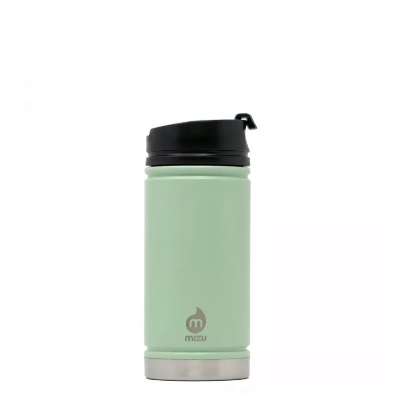 Vaso de acero inoxidable con aislamiento al vacío Mizu V5 450 ml con tapa para café Seeglas