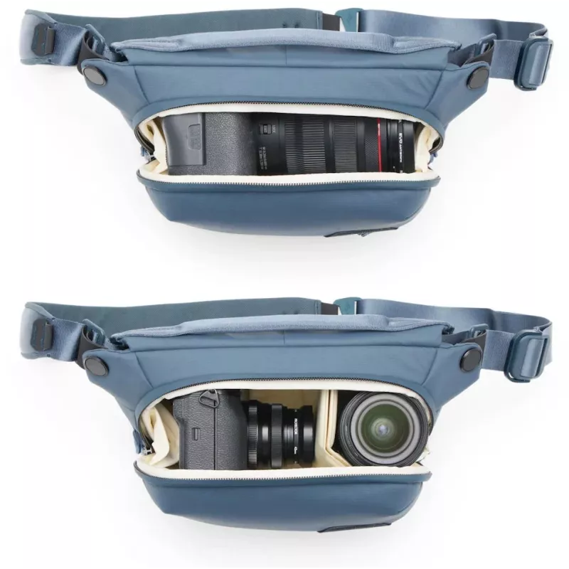 Bandolera compacta para el día a día Peak Design Everyday Sling V2 3L, Ocean (BEDS-3-DS-3)