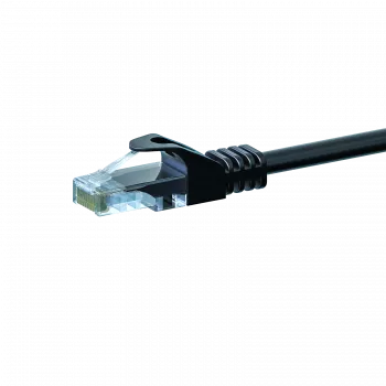 DSIT Cat 5e U/UTP Cable de red Ethernet, 1m, Negro, CCA, RJ45, Gigabit