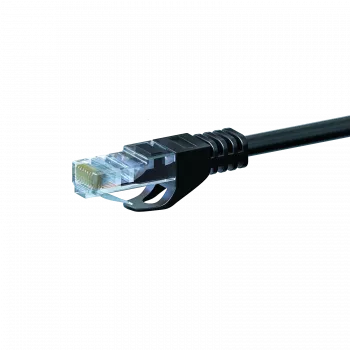 DSIT CAT 5e U/UTP Cable de red, 15m, Negro, CCA, RJ45, Cable de red patch Gigabit Ethernet