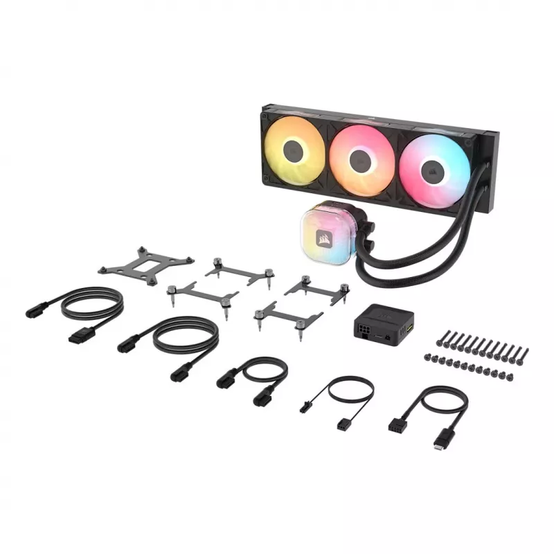 CORSAIR iCUE LINK TITAN II 360 RX RGB Refrigeración líquida para CPU Negra