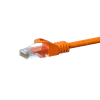 DSIT CAT 5e U/UTP Cable de red patch, RJ45, 15m, Naranja, CCA, 1 Gbit/s