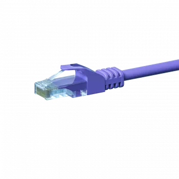DSIT Cat 5e U/UTP Cable de red patch, 15m, Violeta, CCA, RJ45, Gigabit Ethernet