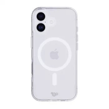 Tech21 EvoClear Funda MagSafe para iPhone 17 Transparente – protección anticaldas de 3,6 m, resistente a los UV, antimicrobiana