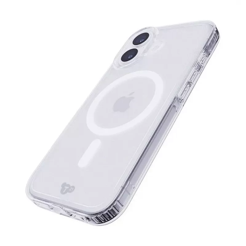 Tech21 EvoClear Funda MagSafe para iPhone 17 Transparente – protección anticaldas de 3,6 m, resistente a los UV, antimicrobiana