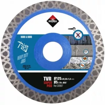 RUBI Turbo Viper Blade - TVR SuperPro Disco de corte de diamante 125mm