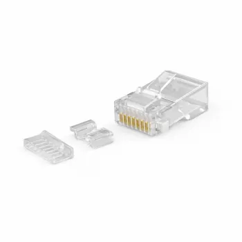 DSIT UTP RJ45 CAT6a Conector de red para cable de conductor macizo, 10 uds.