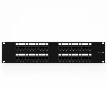 DSIT 19 pulgadas 32 puertos Cat5e UTP Panel de conexiones