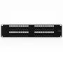 DSIT 19 pulgadas 32 puertos Cat5e UTP Panel de conexiones